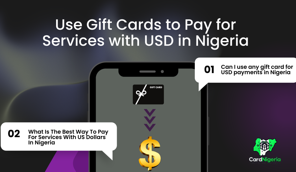 the image showing some questions about paying for Services with USD