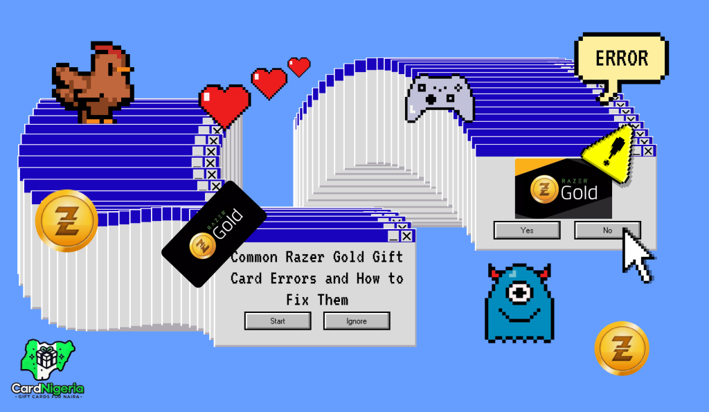 the image of Razer Gold Gift Card Errors